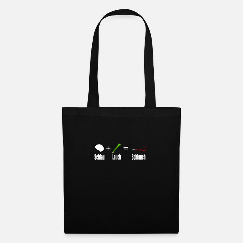 Smart + leek = hose - Tote Bag - black