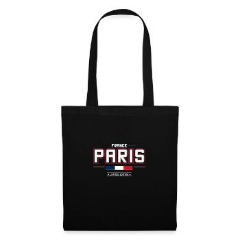 Paris - Sac en tissu - noir - Devant