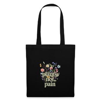 Plants, Not Plain | Plants, not ordinary - Tote Bag - black - Front
