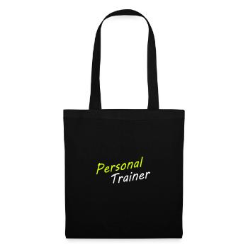 personal trainer blue - Tote Bag - black - Front