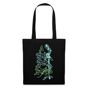 Je chante gratuitement - Sac en tissu - noir - Devant