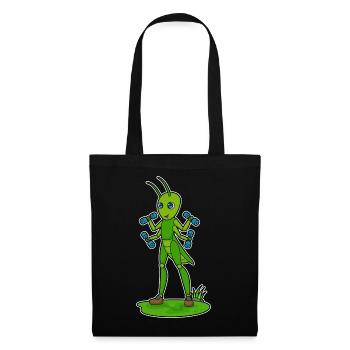 Caterpillar Bodybuilder Haltères Musculation - Sac en tissu - noir - Devant
