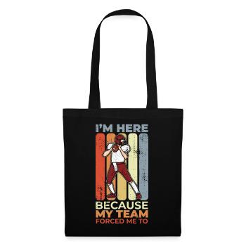 Funny Football Saying - Tote Bag - black - Front
