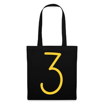 3 - Sac en tissu - noir - Devant