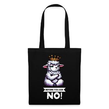 Before You Ask Sheep Sheep Shepherd Sheep Holder - Tote Bag - black - Front