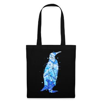 Pingouins Enfants Colorés Garçons Garçons Penguin - Sac en tissu - noir - Devant