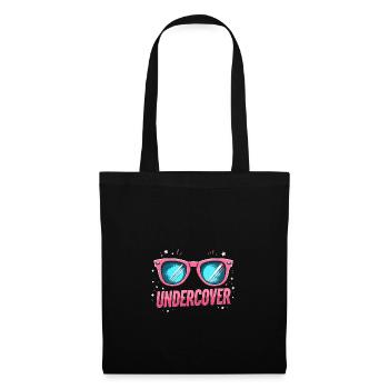 Discours sous couverture - Conception de lunettes de soleil - Sac en tissu - noir - Devant