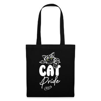 Cat Pride - Stoffbeutel - Schwarz - Vorne