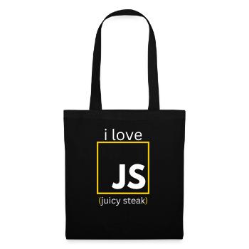 JavaScript web developer funny programming - Tote Bag - black - Front