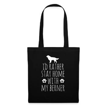Bernese Mountain Dog - Tote Bag - black - Front