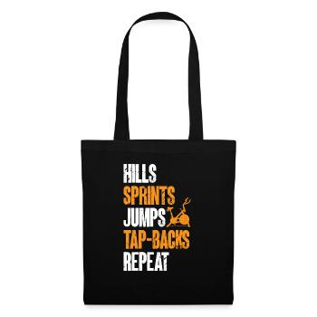 Indoor Cycling Bike Workout - Tote Bag - black - Front
