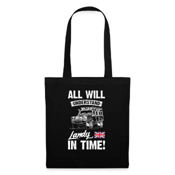 All Will Understand Landy In Time - Stoffbeutel - Schwarz - Vorne