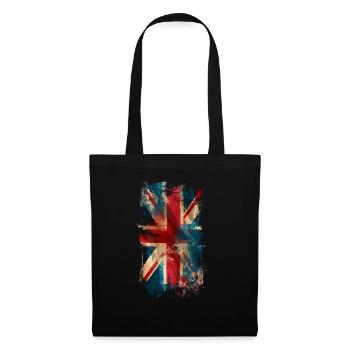 Vintage Union Jack - Tote Bag - black - Front