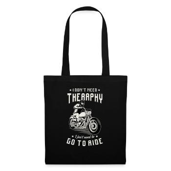 Moto, Moto, Machine, Motocycliste, Evolution - Sac en tissu - noir - Devant