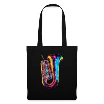 Tuba - Sac en tissu - noir - Devant