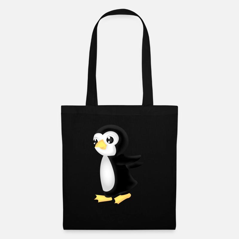 running pingu - Tote Bag - black