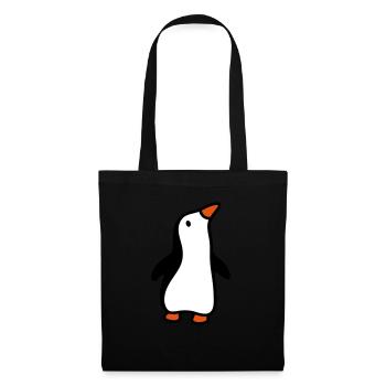 Penguin looks up 3 - Tote Bag - black - Front