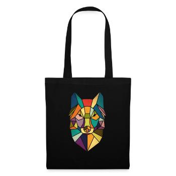 Fuchs - Stoffbeutel - Schwarz - Vorne