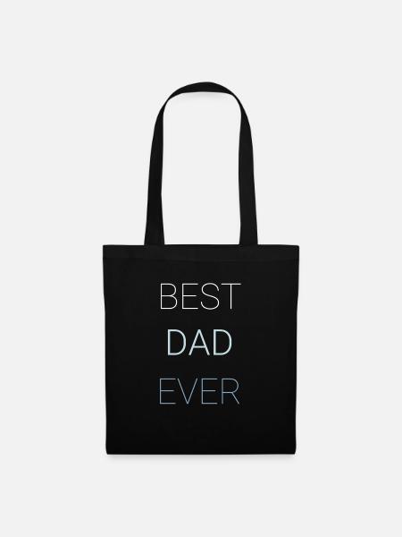 Best Dad Ever - Stoffbeutel - Schwarz