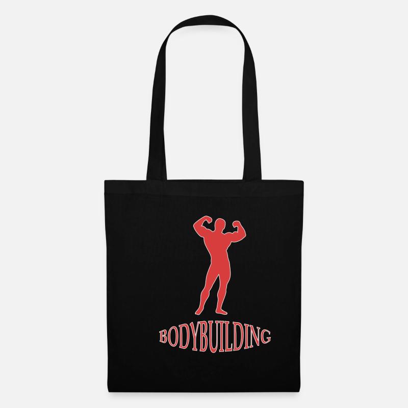 Musculation de musculation - Sac en tissu - noir