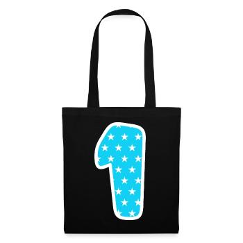 Number 1 - Tote Bag - black - Front