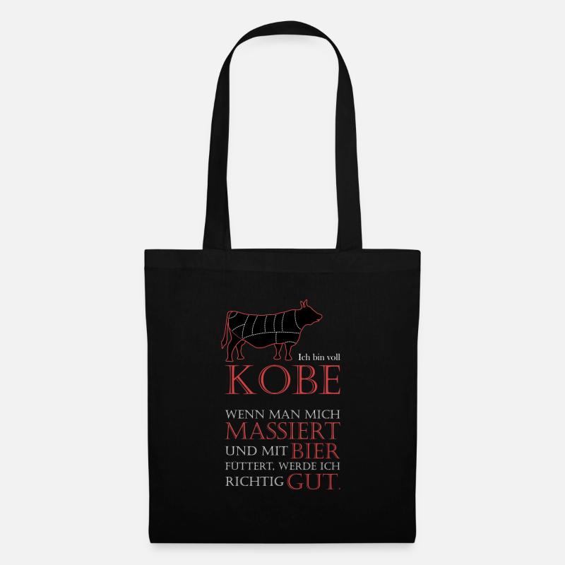 Kobe - richtig gut - Stoffbeutel - Schwarz