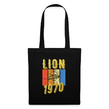 Léo 1970 Zodiac Cadeau d’anniversaire - Sac en tissu - noir - Devant