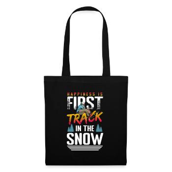 Snowboarding Snow Freestyle - Tote Bag - black - Front