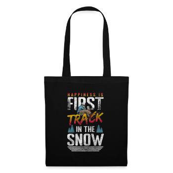 Snow Slope Tailgrab Winter Holidays - Tote Bag - black - Front