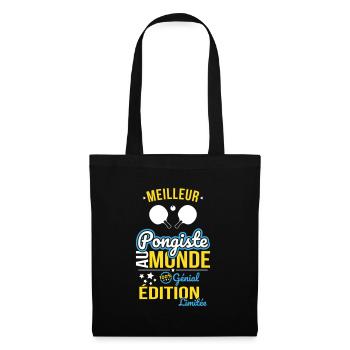 Best Table Tennis Player in the World - 100% Awesome - Tote Bag - black - Front
