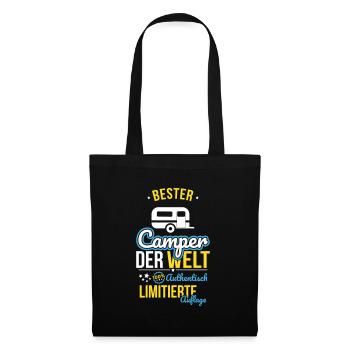Best Camper in the World - 100% Authentic - Tote Bag - black - Front