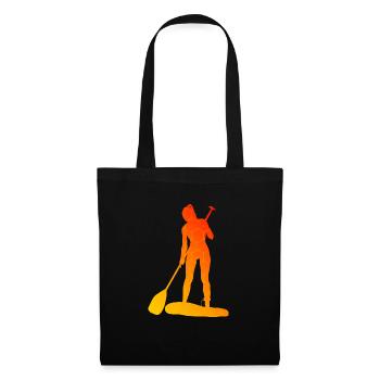 Standup Paddle Standup Paddle Hommes Femmes - Sac en tissu - noir - Devant