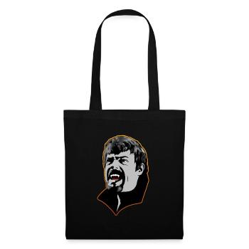 Ein hungriger Vampir Mann - orange - Stoffbeutel - Schwarz - Vorne