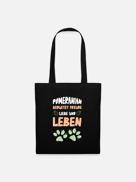 POMERANIAN - Stoffbeutel - Schwarz
