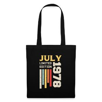 July 1978 - July 1978 Birthday Gift - Tote Bag - black - Front