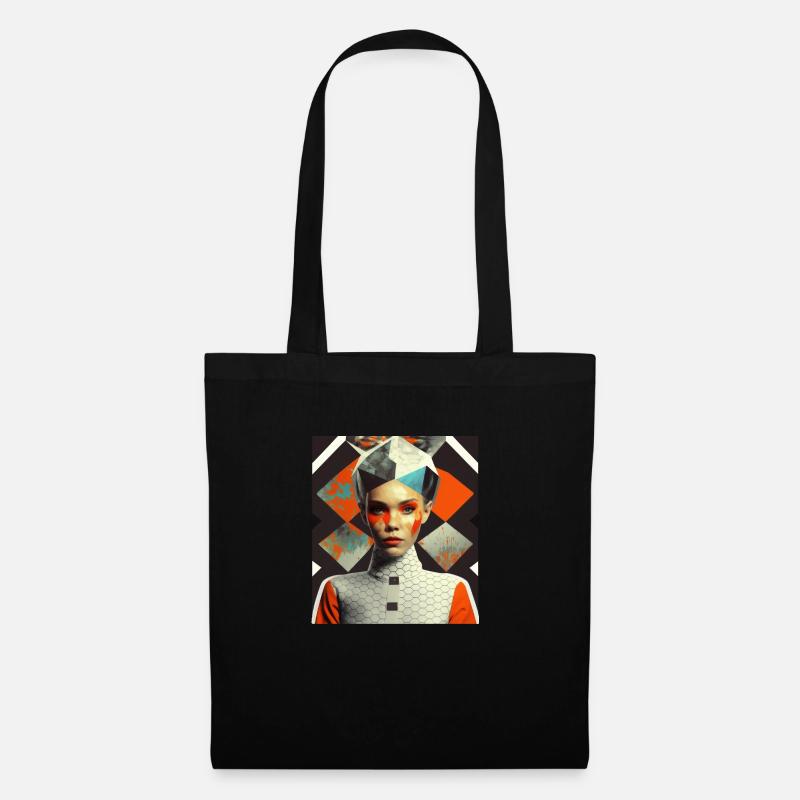 redbubble Retro Flash No21 - Stoffbeutel - Schwarz