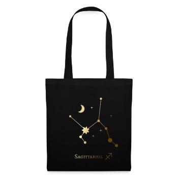 Sagittarius/Sagittarius - Tote Bag - black - Front