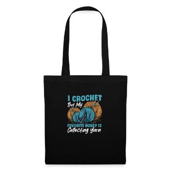 Crochet Crochet Knitting Yarn Crochet - Tote Bag - black - Front