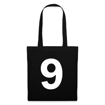 9 - Sac en tissu - noir - Devant