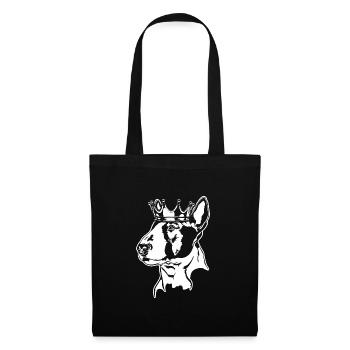 Bull Terrier Bull Terrier Crown Dog Dogs Wilsigns - Tote Bag - black - Front