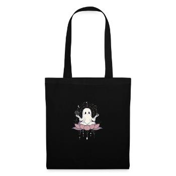 Geist Yoga Meditation Zen Namaste Lotus - Stoffbeutel - Schwarz - Vorne