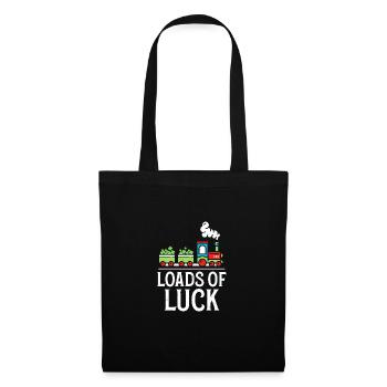 Loads Of Luck Zug St. Patricks Kleeblatt - Stoffbeutel - Schwarz - Vorne
