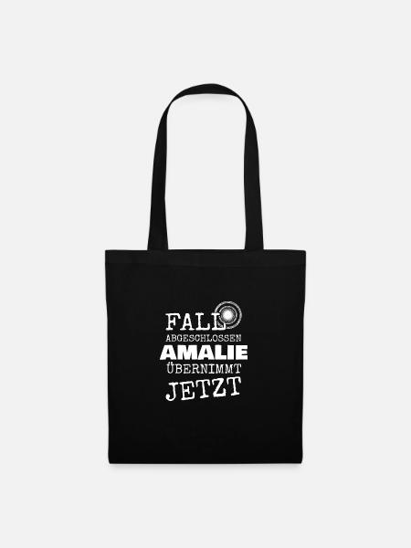 Amalie - Stoffbeutel - Schwarz