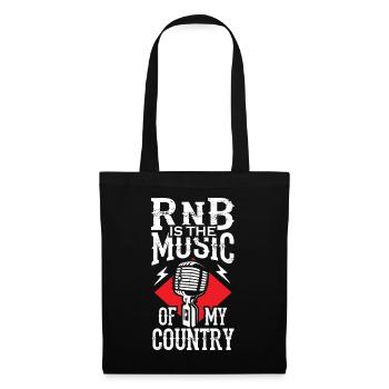 Le R B est la musique de mon pays - Sac en tissu - noir - Devant