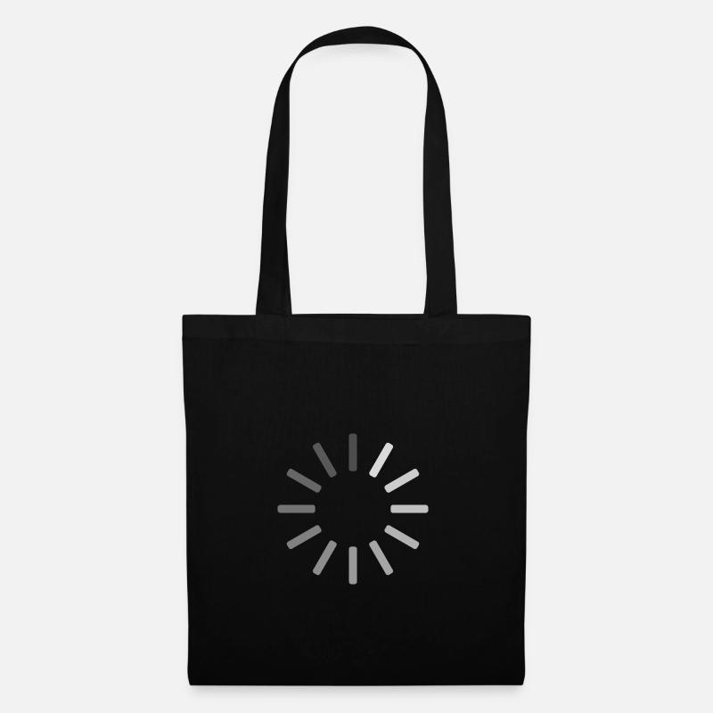 Loading Puffersymbol - Stoffbeutel - Schwarz