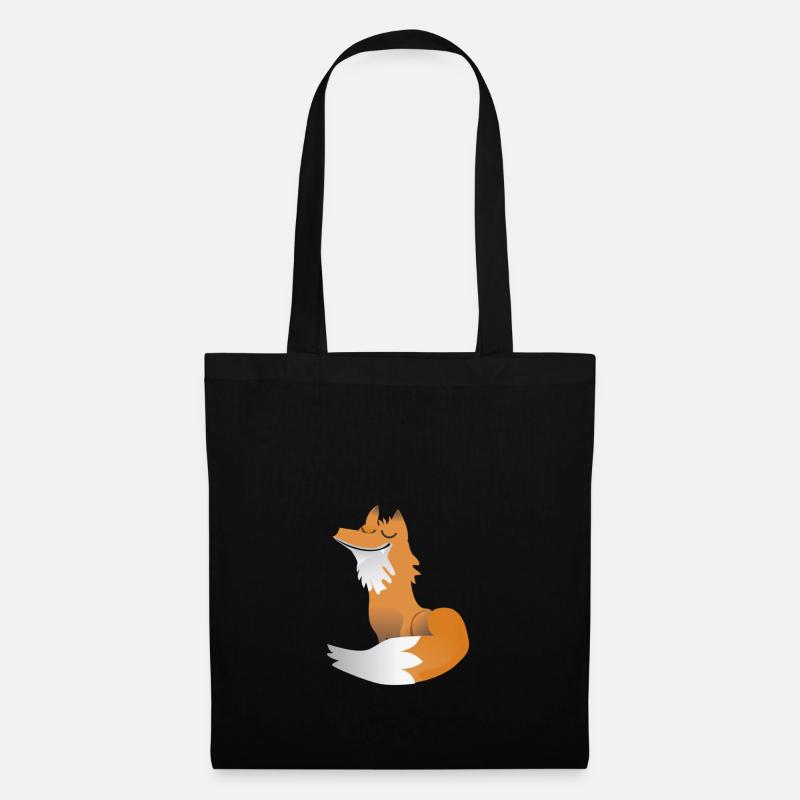 Fox - Tote Bag - black