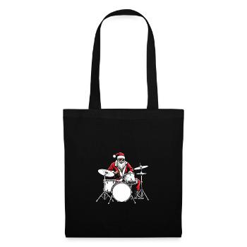 Vintage Santa - Humor Drum Set - Tote Bag - black - Front