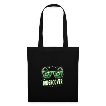 Discours sous couverture - Conception de lunettes de soleil - Sac en tissu - noir - Devant