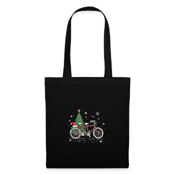 Fahrrad Weihnachtsbeleuchtung Road Cycling - Stoffbeutel - Schwarz - Vorne