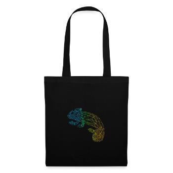 Chameleon Poly minimalist - Tote Bag - black - Front